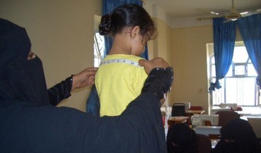 Training facilitators and students of adult literacy on sewing and economic life skills- Al-Dalei